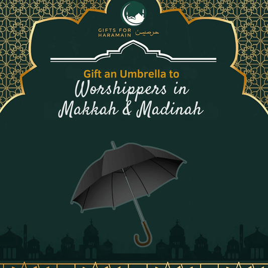Gift an Umbrella in Makkah & Madinah – A Thoughtful Act of Care