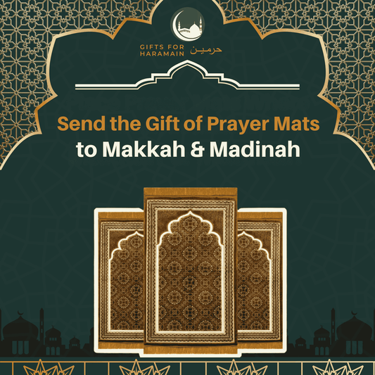 Gift Prayer Mats Where Duas Are Made in Makkah & Madinah – Share Comfort in Worship